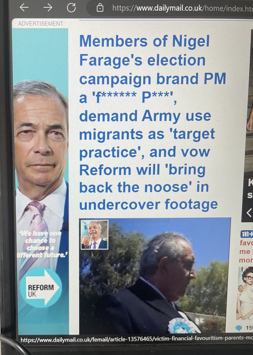 aef100's tweet image. Nice advertising by ⁦@DailyMailUK⁩