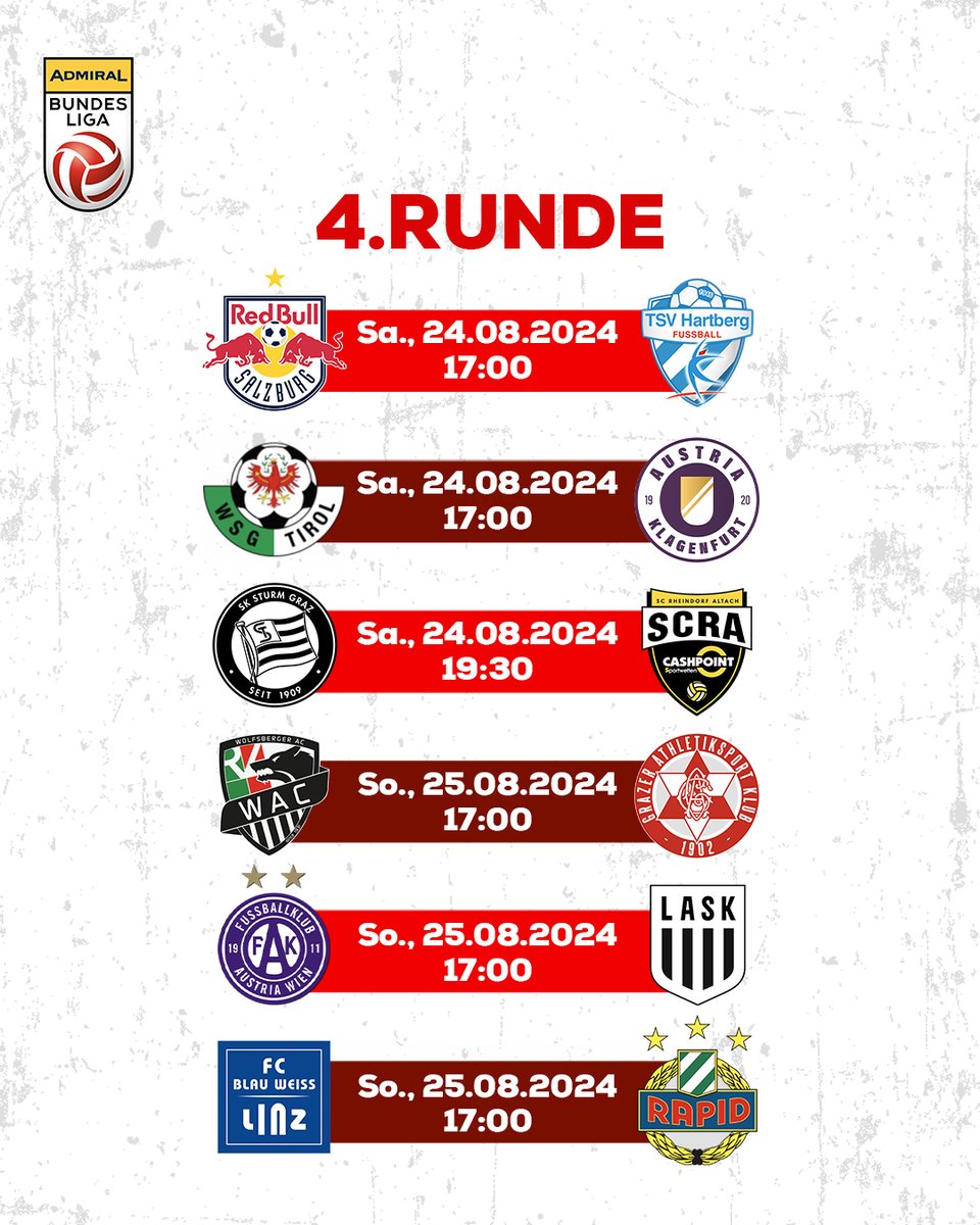 OEFBL's tweet photo. Endlich ist es soweit! 🤩
Wir dürfen euch die ersten Runden der Saison 2024/25 präsentieren! 🙌💥 Den gesamten Spielplan findet ihr hier ➡️ https://t.co/9FbtK3cKj9
#AdmiraBL https://t.co/ph2Etk3KBW