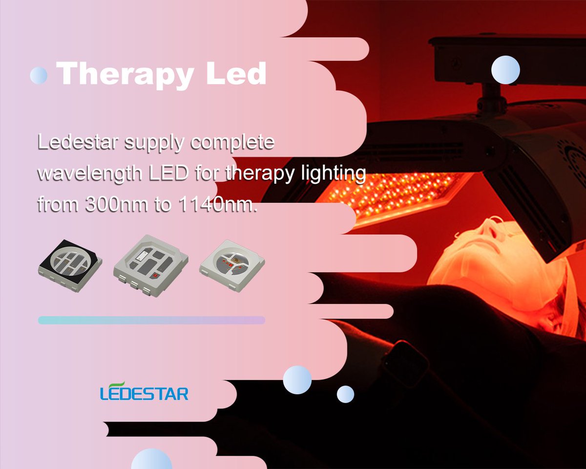 LedestarWayne's tweet image. Comprehensive SMD LED Solution For therapy lighting, complete wavelength and LED package size. It is a bright start to new you. Contact us for more info!

#ledtherapy #redlight #redled #smdled #beautify