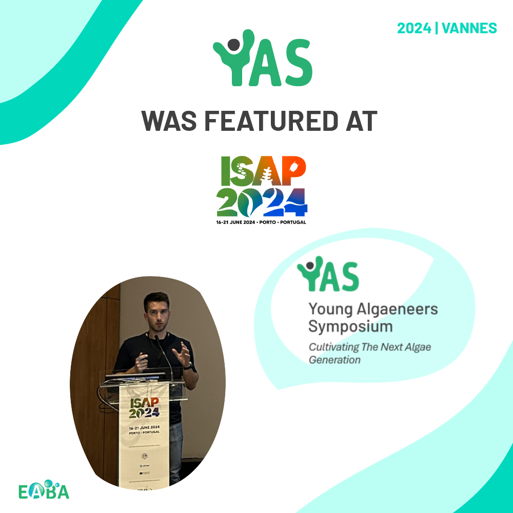 YAS24 was featured at the ISAP Conference in Porto by our very own Daniel Figueiredo! 🌿🌊

🌏 Daniel highlighted the history and values of YAS, and showcased our latest edition in Vannes🌱

A big thank you to everyone who was present🙌

#YAS2025 #EABA