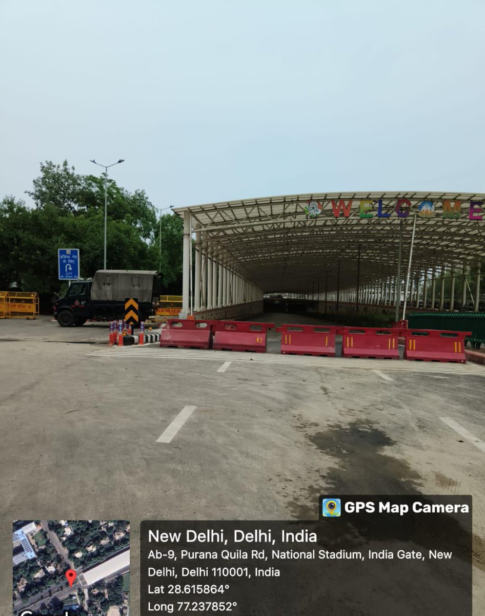 Traffic Alert 
Movement of traffic is restricted at Pragati Maidan tunnel due to waterlogging till further notice. Commuters are advised to plan their journey accordingly.