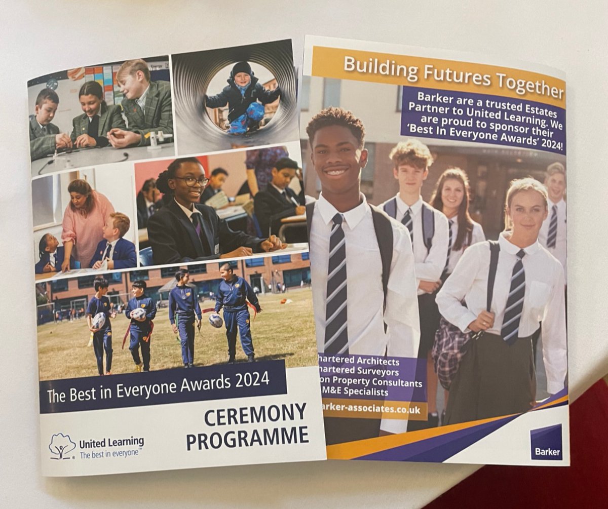 🌟🎓 THROWBACK FRIDAY🎓🌟

Last Friday Matt Isherwood and Jonathan Coyles attended the United Learning Trust "Best in Everyone Awards" where Barker were sponsors, at the Cutlers Hall in Sheffield 👏

What a fantastic even and congratulations to all the winners 🏆