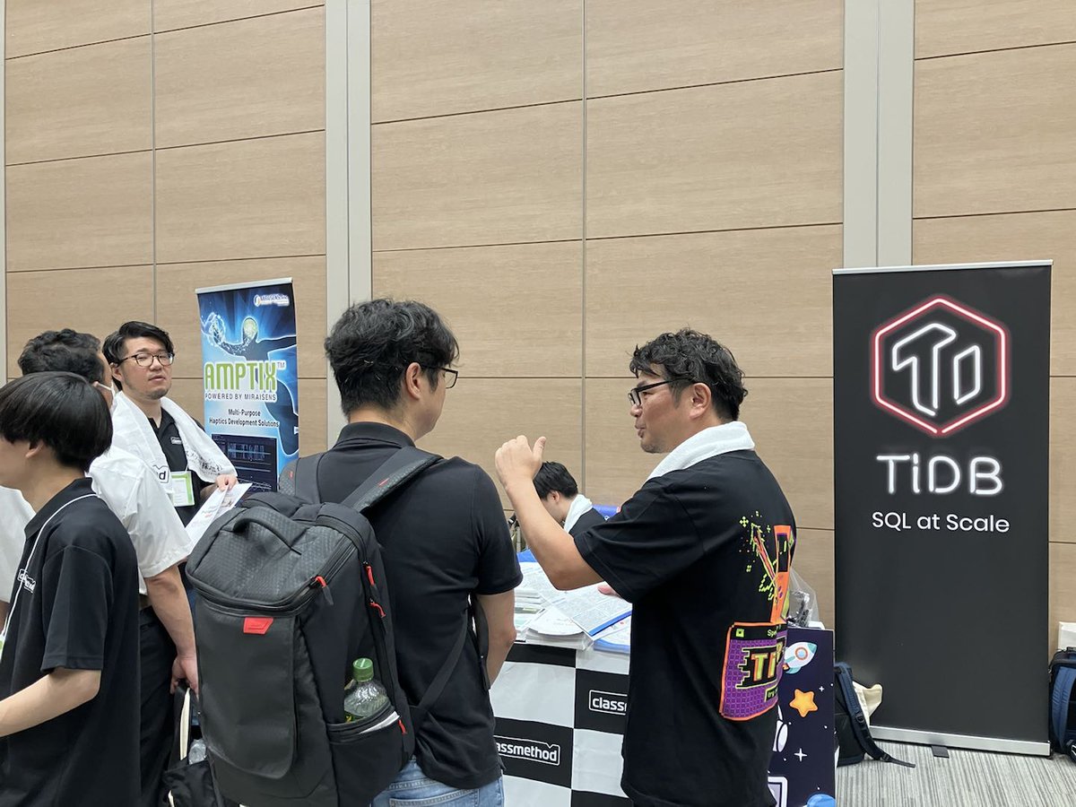 PingCAP_Japan's tweet image. [GTMF 2024 In Osaka🍾] クラスメソッド社および #PingCAP のブース並びにセッションにお越しくださった皆様ありがとうございました🙇  #GTMF #Classmethod #TiDB #NewSQL