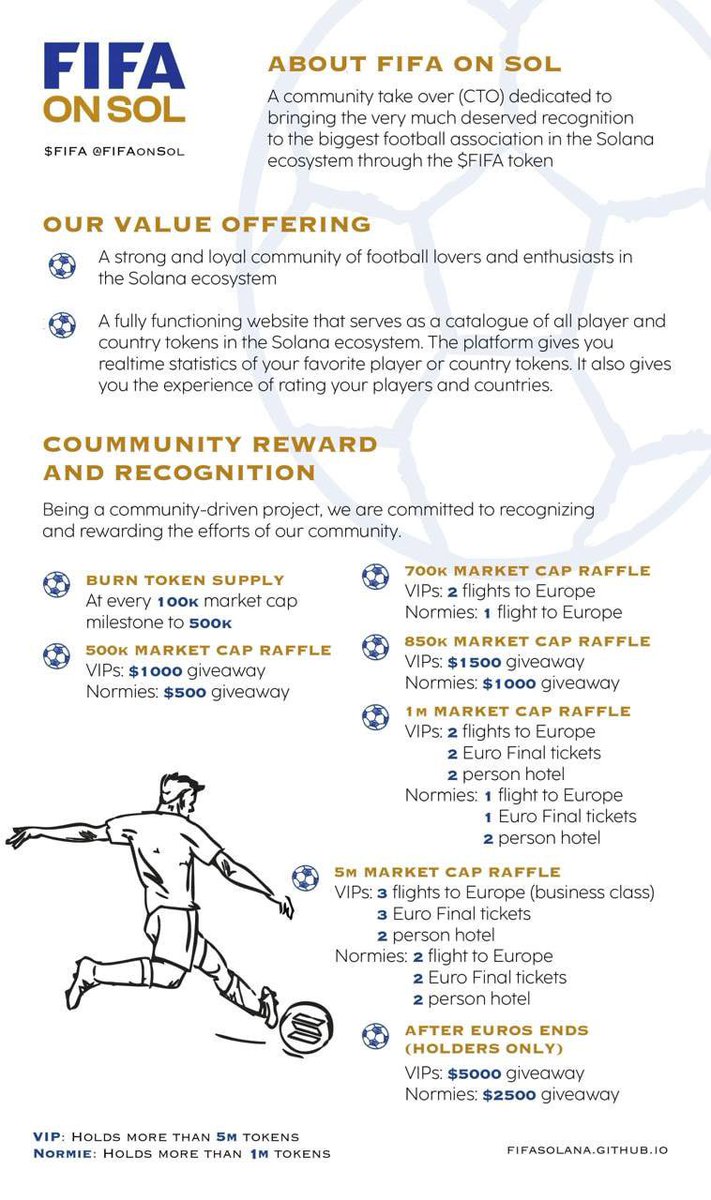 FifaOnSol's tweet image. Serious things start today in #EURO. Don’t miss your bag on $FIFA for enjoying it better 📈