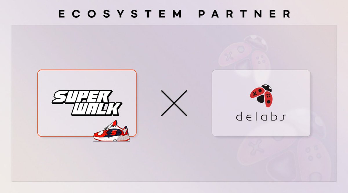 delabsOfficial's tweet image. We're thrilled to announce our partnership with @SuperWalk_ , aiming to spearhead Web3 mass adoption in the East Asian market!

SuperWalk is East Asia's largest dApp, having established a successful Move-And-Earn model with over 300K users.