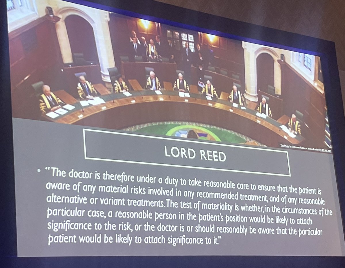 Informed consent: ending paternalism (as per Montgomery) #TC2024 @Anaes_Trainees