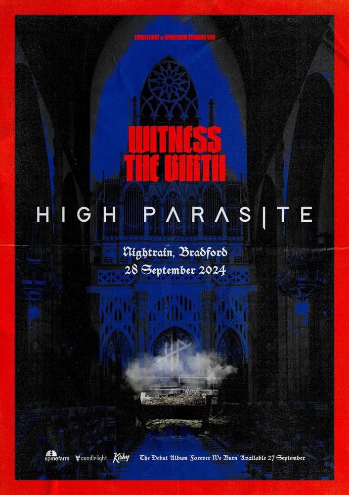 NightrainVenue's tweet photo. 🚨NEW SHOW🚨
‼️HIGH PARASITE‼️
𝐖𝐈𝐓𝐍𝐄𝐒𝐒 𝐓𝐇𝐄 𝐁𝐈𝐑𝐓𝐇
Album Release Show ⤵️
🔥FOREVER WE BURN🔥
▪️28TH SEPTEMBER▪️
🎫 TICKETS ON SALE 🔻
Monday 1st July
#highparasiteband #highparasitedebut #highparasite
@visitBradford https://t.co/v5eul4q4Li
