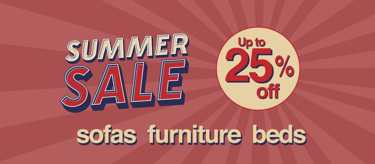 Our Summer Furniture Sale is now on!
Looking for a new sofa, bed, wardrobe, or mattress? Look no further!
readersinteriors.co.uk
Find us here: readersinteriors.co.uk/visit-our-stor…
All ranges are on our website
See you soon xx