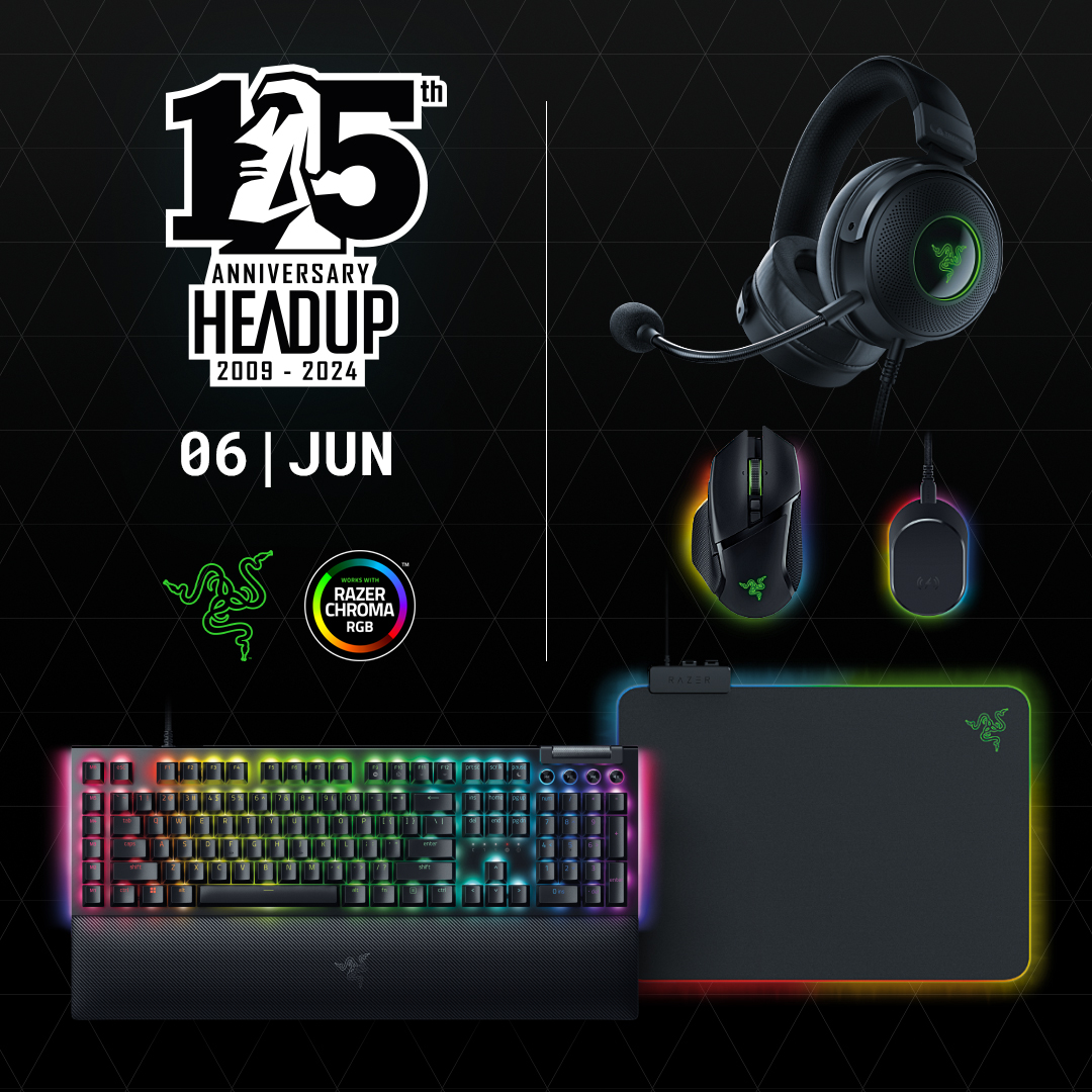 HeadupGames's tweet photo. You only have two more days to participate in the Sweepstakes! Take your chance and upgrade your gaming setup with some new gear from @Razer, or get your hands on a Headup Games Complete Bundle as the summer is here! ⛱️

https://t.co/N3UClFxjLw https://t.co/2I1n8jsBxW