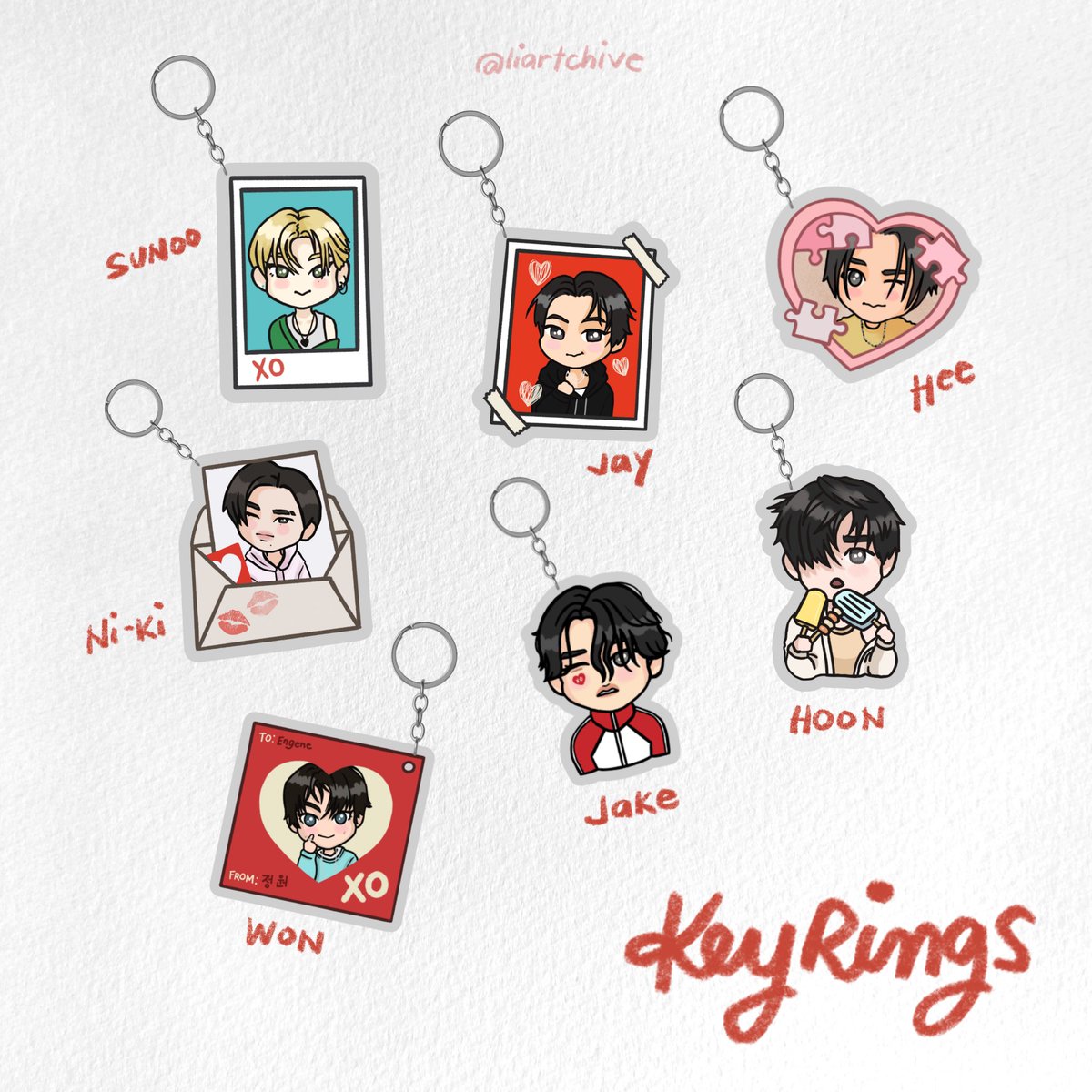 sunn1estudio's tweet photo. ୨ৎ   interest check   ୨ৎ

ꔛ  enhypen <romance:untold> sticker pack and keyring

ꔛ handle of kr are still subject to change
ꔛ reply if inch 

𖦹 made by @chemhybe_boy @/liartchive on tiktok 🌟💘
𖦹 ib : concept photo — inceptio ver. https://t.co/DR2xzbwyUd