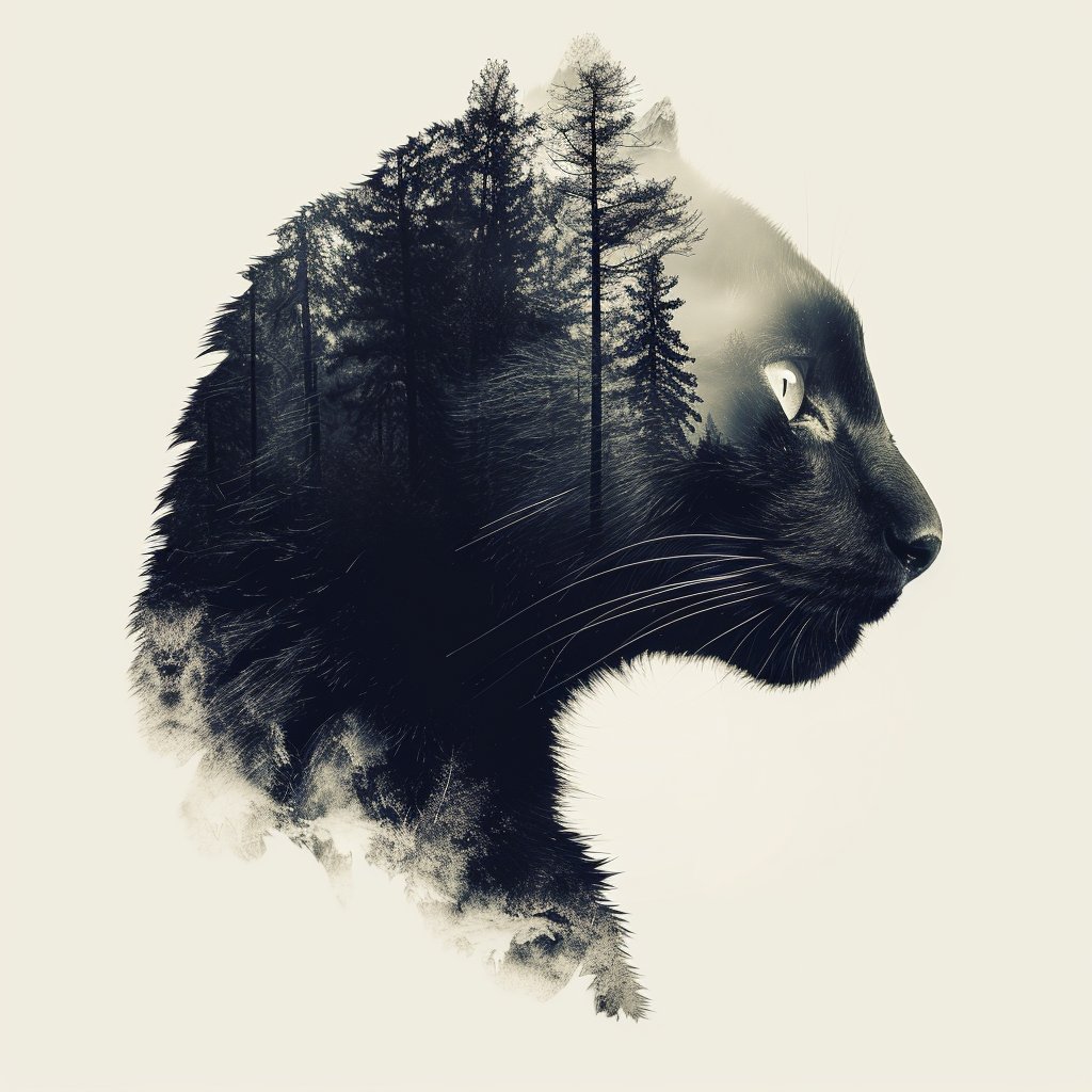 SiteW_fr's tweet photo. 💬 Prompt @MidJourney : 
Portrait [SUJET] avec un [PAYSAGE] en arrière-plan. Créer des images uniques à double exposition. Combiner des silhouettes d'[SUJET] choisis avec des scènes sélectionnées ou des motifs abstraits. Se concentrer sur un mélange homogène pour produire un effet visuellement frappant.

Que pensez-vous du résultat ? ✨