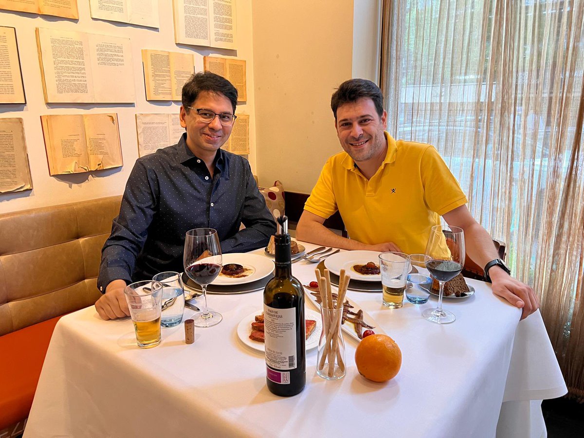 🎉Fantastic #GUARDSymposium2024 <a href="/GuardConsortium/">GUARD Consortium</a> in Madrid!
📖Excellent scientific program including collaborative projects!
🔝International speakers
🍽️Dinner with great new friends <a href="/UroDocAsh/">Ashish M. Kamat, MD, MBBS</a> 
<a href="/GUOaeu/">GUO-AEU</a> <a href="/IBCG_BladderCA/">IBCG</a> <a href="/joanfundi/">Joan Palou Redorta</a> <a href="/drenriquegrande/">Enrique Grande</a> <a href="/dralvaropinto/">Álvaro Pinto</a> <a href="/docjavip/">Javier Puente</a> <a href="/cdanicas/">Daniel Castellano</a>