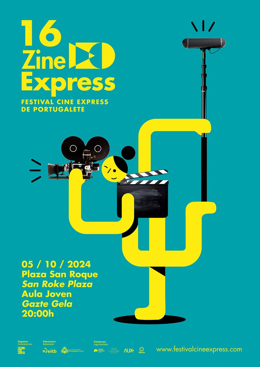 musiclibrarysfx's tweet photo. Abiertas las inscripciones para el XVI #Festival #CineExpress de #Portugalete @cine_express. Colaboramos y estaremos 1 año + y ya van 15! #cortos #cine #musica #produccion #audiovisual https://t.co/UZtmrU9fGy