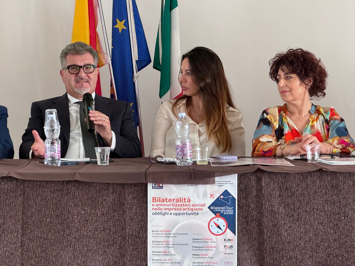 RosannaLaplaca's tweet photo. #EbasSicilia Bilateralitour dopo Ragusa oggi a Castelvetrano seminario sul valore della bilateralità artigiana per lo sviluppo dei territori con il direttore di #Ebna @StefanoNiola e Ordini Consulenti di Ag e Tp https://t.co/rkwKXl1f1G