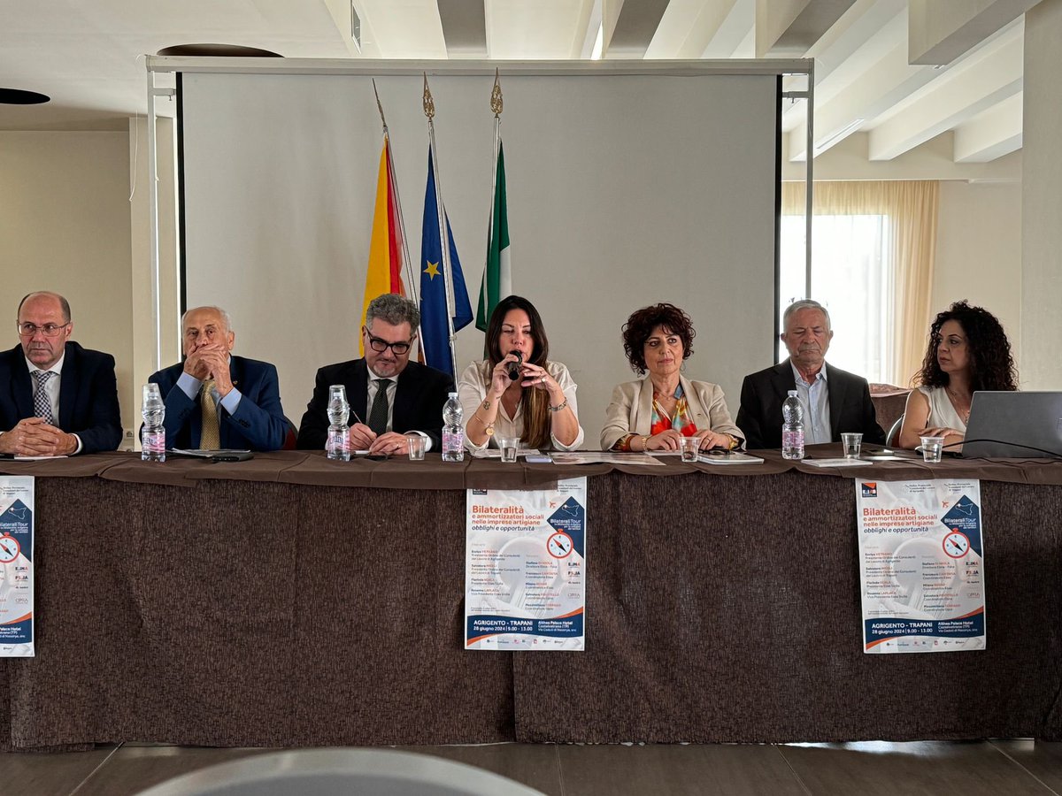 RosannaLaplaca's tweet photo. #EbasSicilia Bilateralitour dopo Ragusa oggi a Castelvetrano seminario sul valore della bilateralità artigiana per lo sviluppo dei territori con il direttore di #Ebna @StefanoNiola e Ordini Consulenti di Ag e Tp https://t.co/rkwKXl1f1G