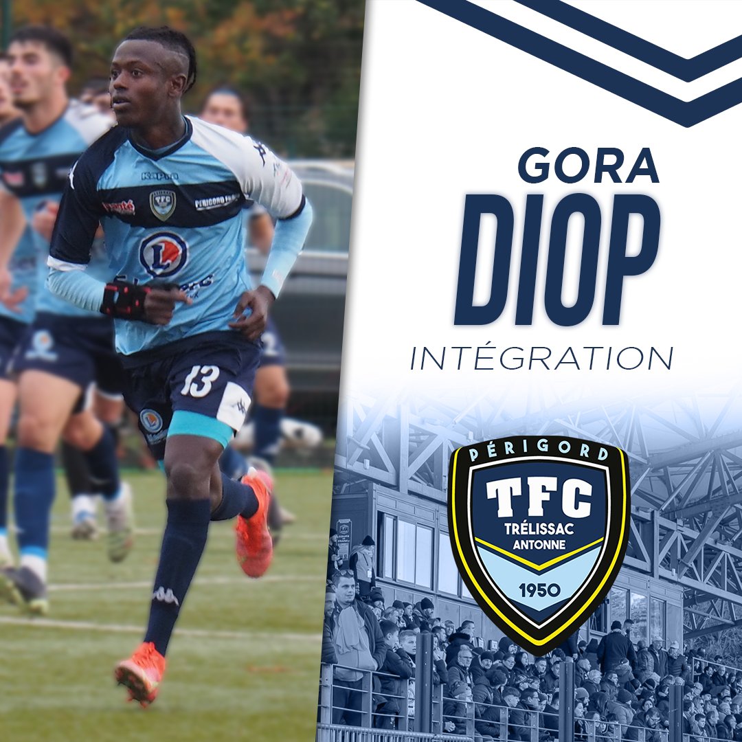 [📄 MERCATO #TFC] - INTÉGRATION ✍️

Le TFC est heureux d'annoncer l'intégration de Gora DIOP. Hauteur de très belles performances avec l'équipe réserve, Gora fait désormais partie de l'équipe fanion #N3 !

🔵 Gora DIOP
🟡 Milieu