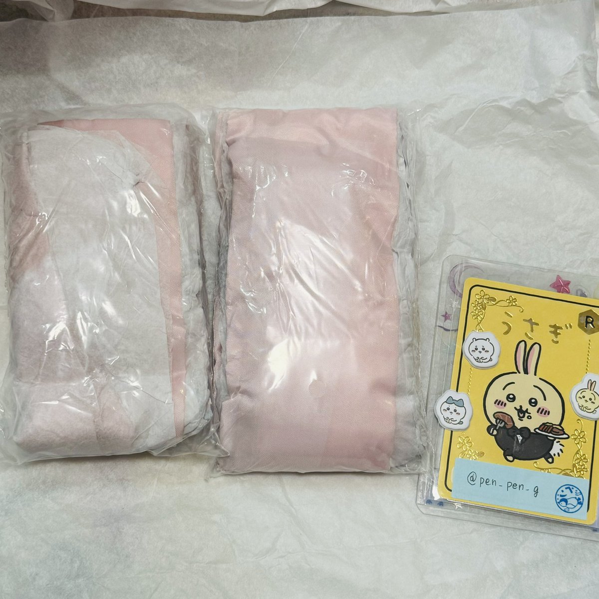 pen_pen_g's tweet photo. 【交換希望】ちいかわ エコバッグ3 ガチャガチャ カプセルトイ

譲＊ピース×2

求＊ダッ、ハチワレ&amp;うさぎ

郵送希望です。
検索からもお気軽にお声かけください🙇‍♀️ https://t.co/wxZvHUfBjv