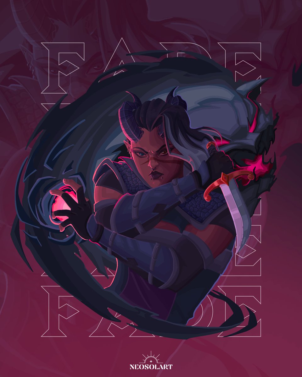 NeoSolArt's tweet photo. 🗡️😈Fade the Rogue Tiefling 🗡️😈
-
-
Another Valorant agent Turned into Fantasy https://t.co/wRALFkdcBi