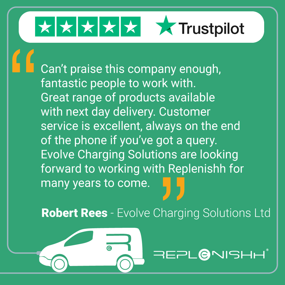 Replenishh_ev's tweet photo. 🌟 A great review from our partner! 

We pride ourselves on being a company that our partners enjoy working with, delivering outstanding customer service and a diverse product range. This makes Replenishh who we are! 🚀✨ 

#PartnerReview #CustomerService https://t.co/ZNeCb2r7zk