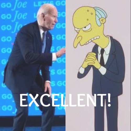 staled's tweet image. Mr. Burns (who supported Mitt Romney in the 2012 election) after last night’s debate #PresidentialDebate #PresidentialDebate2024