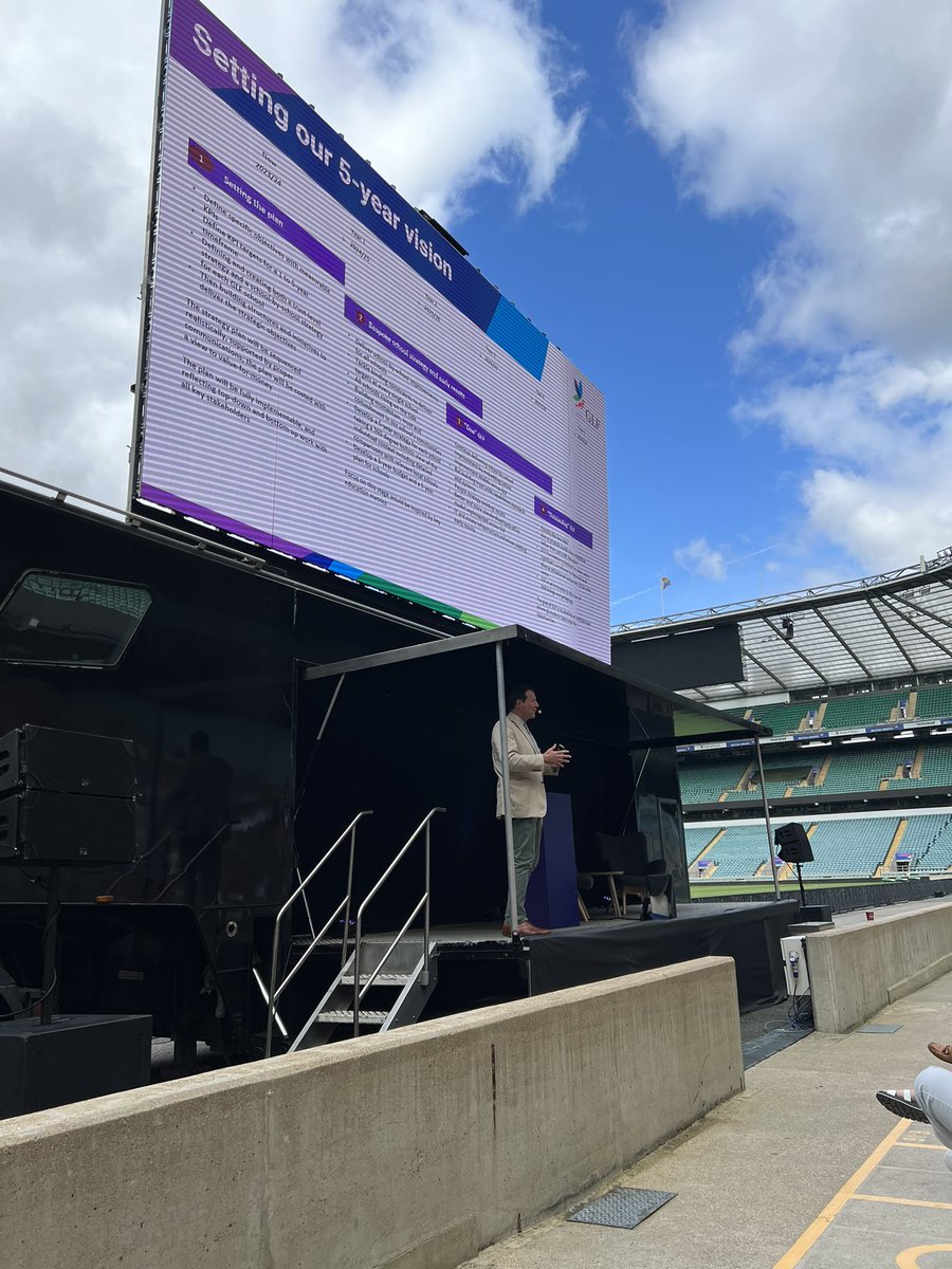 Our CEO sharing his vision for GLF Schools 🙌🏼 #GLFConf #Twickenham