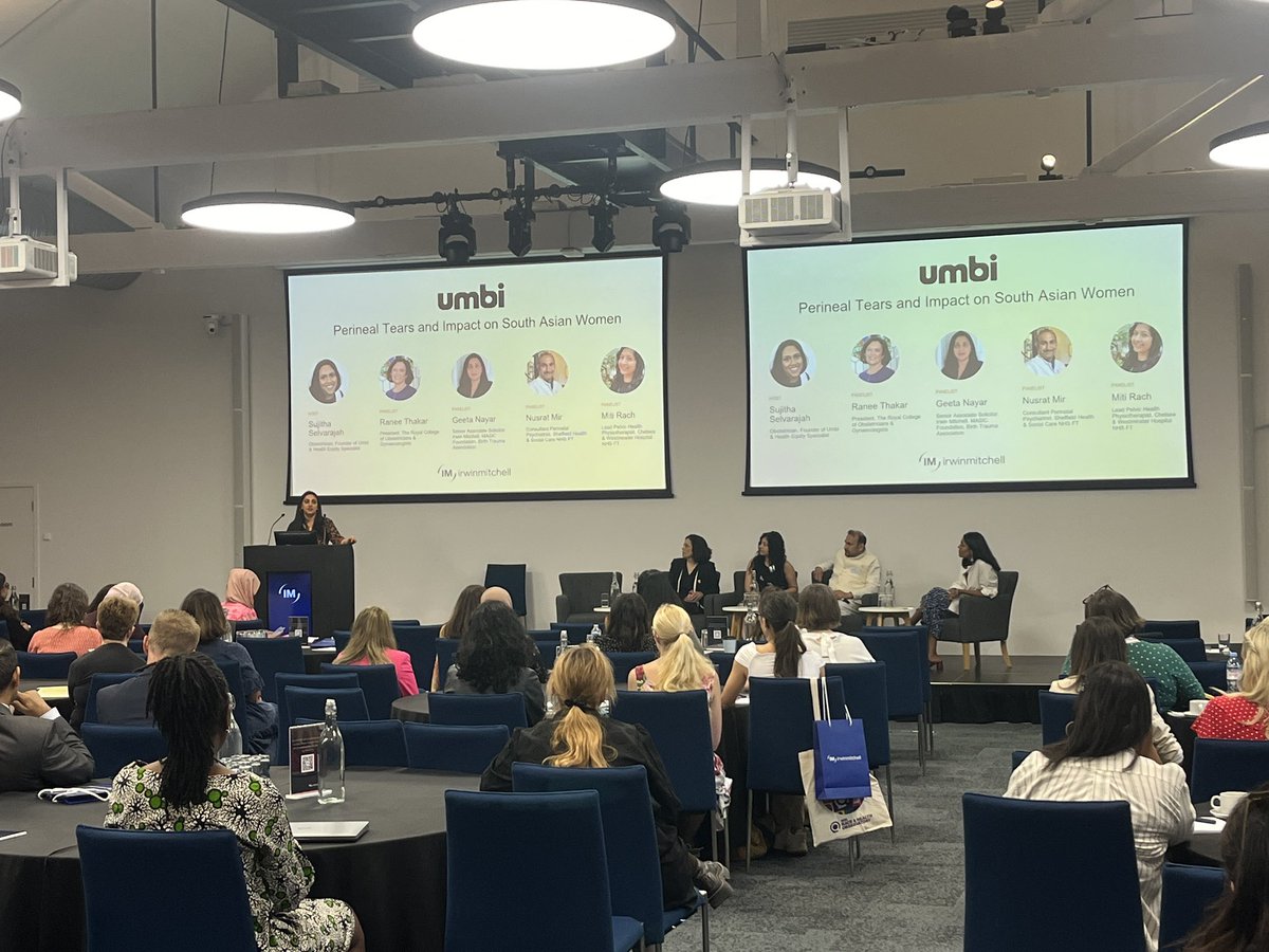 An amazing panel on perineal tears and impact on South Asian women. 

With <a href="/GeetaNayar01/">Geeta Nayar</a> sharing her harrowing story at the #SAMHC24 

<a href="/irwinmitchell/">Irwin Mitchell</a> <a href="/tommys/">Tommy's</a> <a href="/RCObsGyn/">RoyalCollegeObsGyn</a> <a href="/masic_uk/">The MASIC Foundation</a>