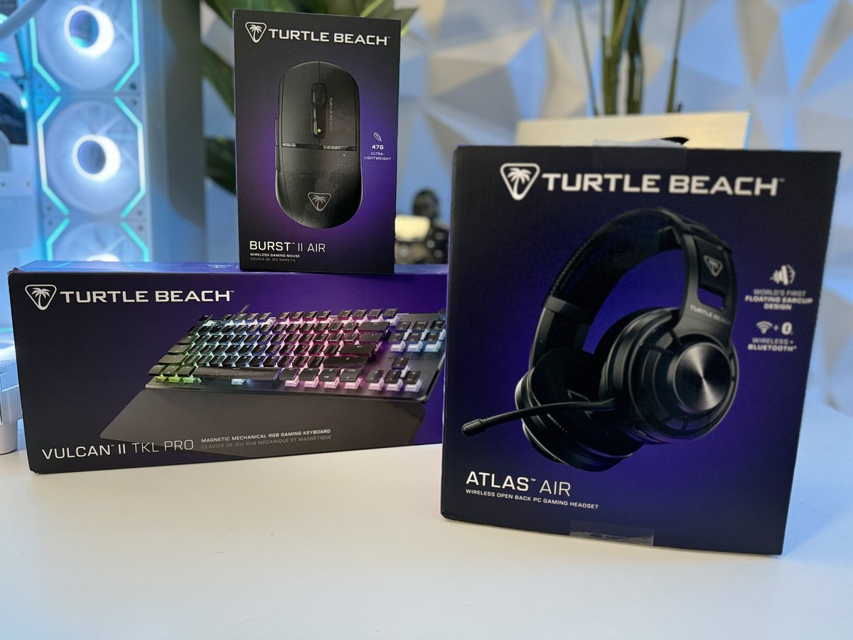 Zyro (@zyro_wz) on Twitter photo 🎁 *GIVEAWAY TIME* 🎁
Myself and <a href="/TurtleBeach/">Turtle Beach</a> are giving away 3 INSANE New Products to 2 Lucky Winners!
Prize 1:
- Vulcan II TKL Pro Keyboard
- Burst II Air Mouse
Prize 2:
- Atlas Air Headset
To enter:
✅ Follow <a href="/TurtleBeach/">Turtle Beach</a> & <a href="/Zyro_wz/">Zyro</a>
♻️ Like & Repost
✍️ Comment Below 🎁 *GIVEAWAY TIME* 🎁
Myself and <a href="/TurtleBeach/">Turtle Beach</a> are giving away 3 INSANE New Products to 2 Lucky Winners!
Prize 1:
- Vulcan II TKL Pro Keyboard
- Burst II Air Mouse
Prize 2:
- Atlas Air Headset
To enter:
✅ Follow <a href="/TurtleBeach/">Turtle Beach</a> & <a href="/Zyro_wz/">Zyro</a>
♻️ Like & Repost
✍️ Comment Below