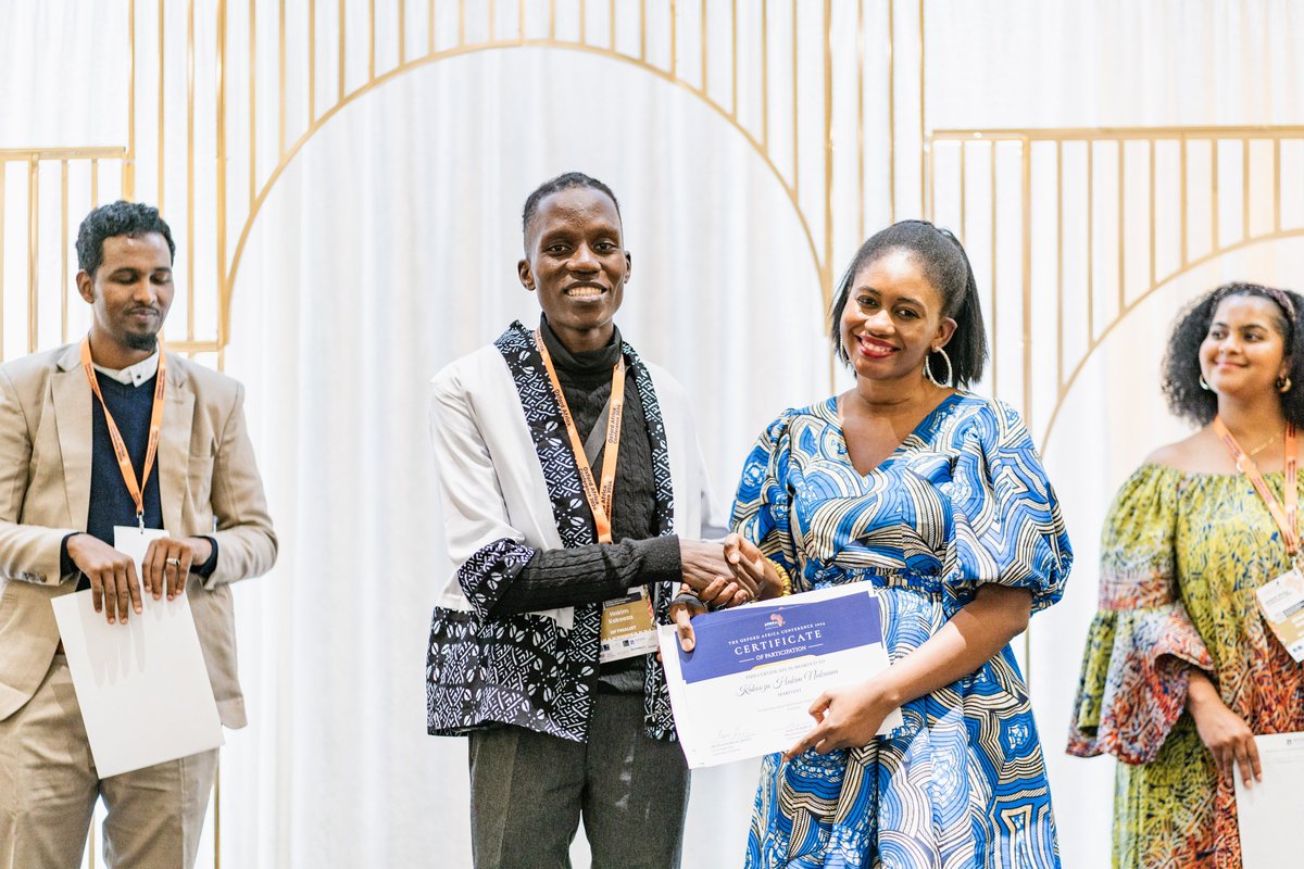 Futurize_Studio's tweet photo. 🏆 MariTest was honored with the Best Development Project 2024 award, a testament to Kakooza and his team's dedication and hard work. 

We are incredibly proud of both @kakooza_hakeem and @favourc_m for their achievements and for representing FuturizeU with such excellence.✨ https://t.co/DZxnX52MeM
