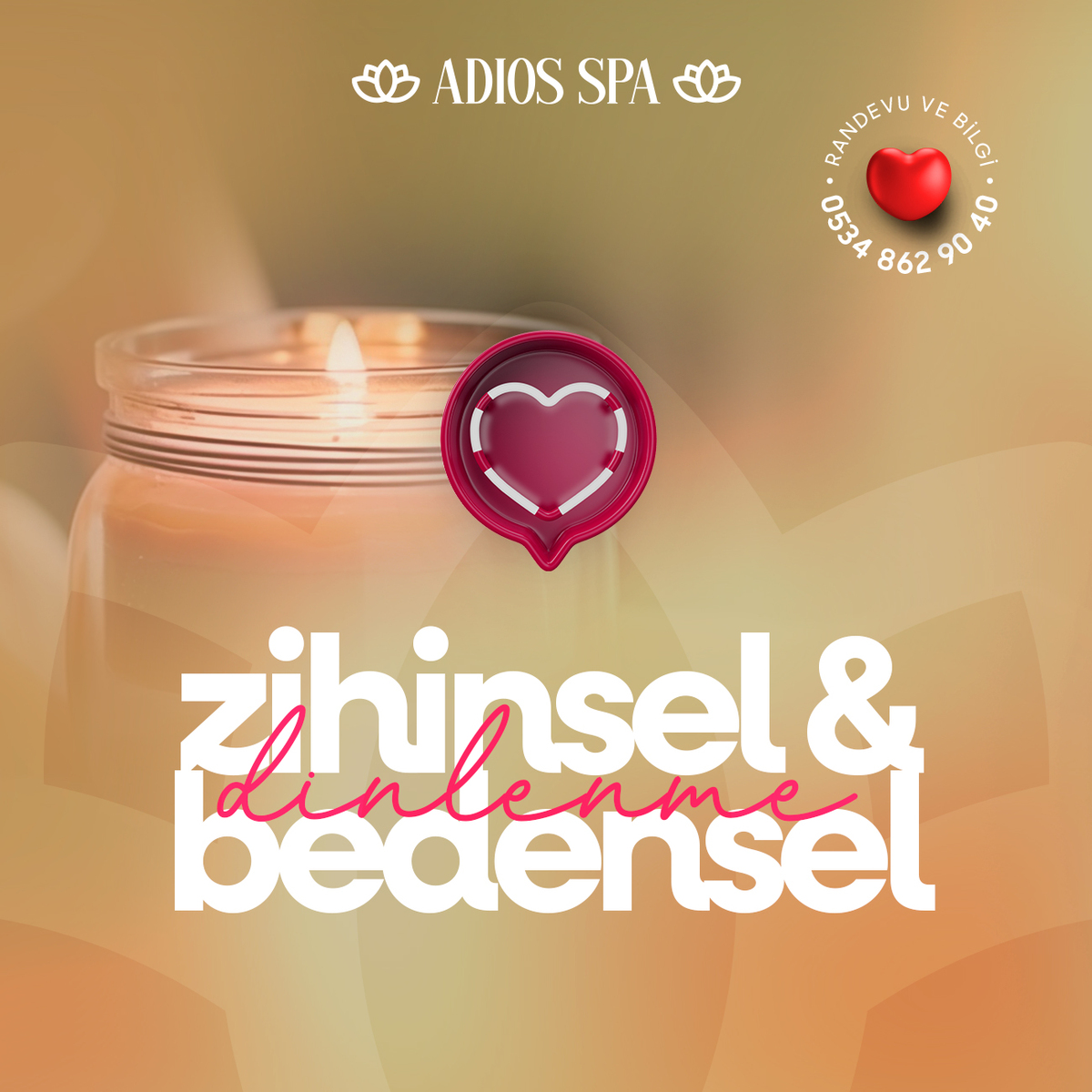 adiosmasaj's tweet photo. 🌟🧘‍♀ Zihinsel ve Bedensel Dinlenme Adresiniz: Adios Spa! 🧘‍♀🌟

Adios Spa'da, stres dolu günlerin yorgunluğunu geride bırakın ve hem zihinsel hem de bedensel dinlenmenin keyfini çıkarın. Özel teknikler ve profesyonel dokunuşlarla size huzur dolu anlar sunuyoruz. https://t.co/6cvuqTTHOT