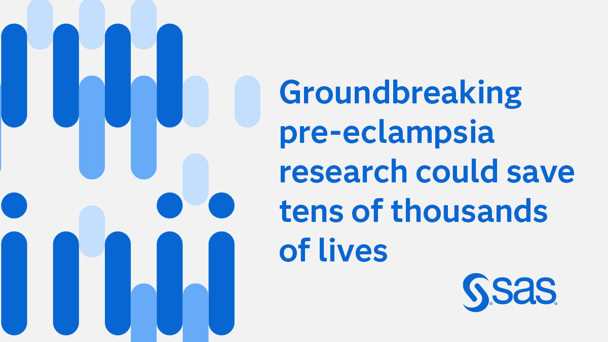 SASSoftwareIE's tweet image. Have you heard about pre-eclampsia?  
🌍 Over 11M women and babies are affected globally. UCD&apos;s AI_PREMie uses #SASViya on #MicrosoftAzure to transform diagnosis with AI.  
Proud to help move the world forward! 🚀 
Learn more: 2.sas.com/6011gTtQN