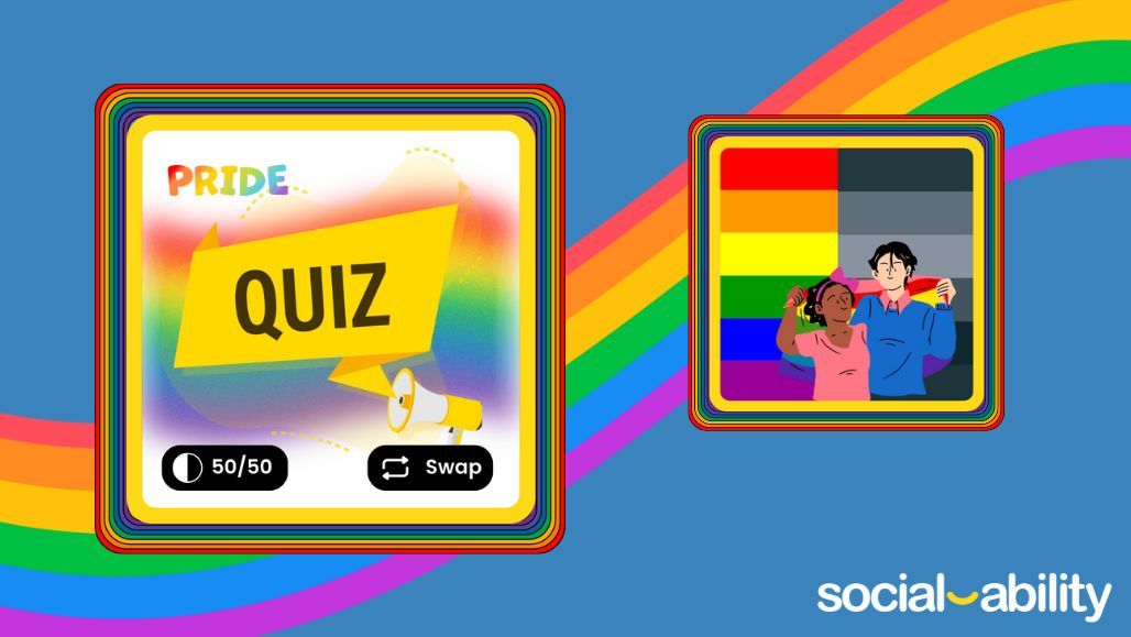 SocialAblty's tweet image. As we near the end of #PrideMonth, why not check out our special releases?

Included as part of the #HappinessProgramme, the Pride themed quiz and Pride Painting are both available. 

💛 💜 🧡 💚 🩷 💙