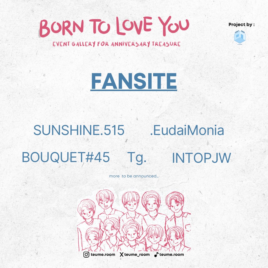 INA_SKIES's tweet photo. PROJECT 4th ANNIVERSARY
Event Gallery for Treasure
-
"Born To Love Youโ
๐ Presale : https://t.co/Hg5aQazWrK
๐ Taman Ismail Marzuki, jakarta Pusat
๐ 3 - 4 Agustus 2024
Presented By @teume_room
#Treasure #ํธ๋ ์ #TeumeRoom #ProjectForTreasure #4thAnniversaryTreasure https://t.co/8j7pXxY45t