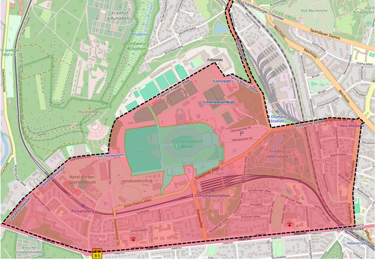 #Infotweet 
Anlässlich der #EURO2024 werden per Allgemeinverfügung an einzelnen Tagen vom 29.06. - 15.07. Waffen- und Messerverbotszonen
in den folgenden Bereichen #Berlin​s eingerichtet:
📍Olympiastadion
📍Fanzone
📍Fan Meeting Point Hammarskjöldplatz
📍Fan Meeting Point