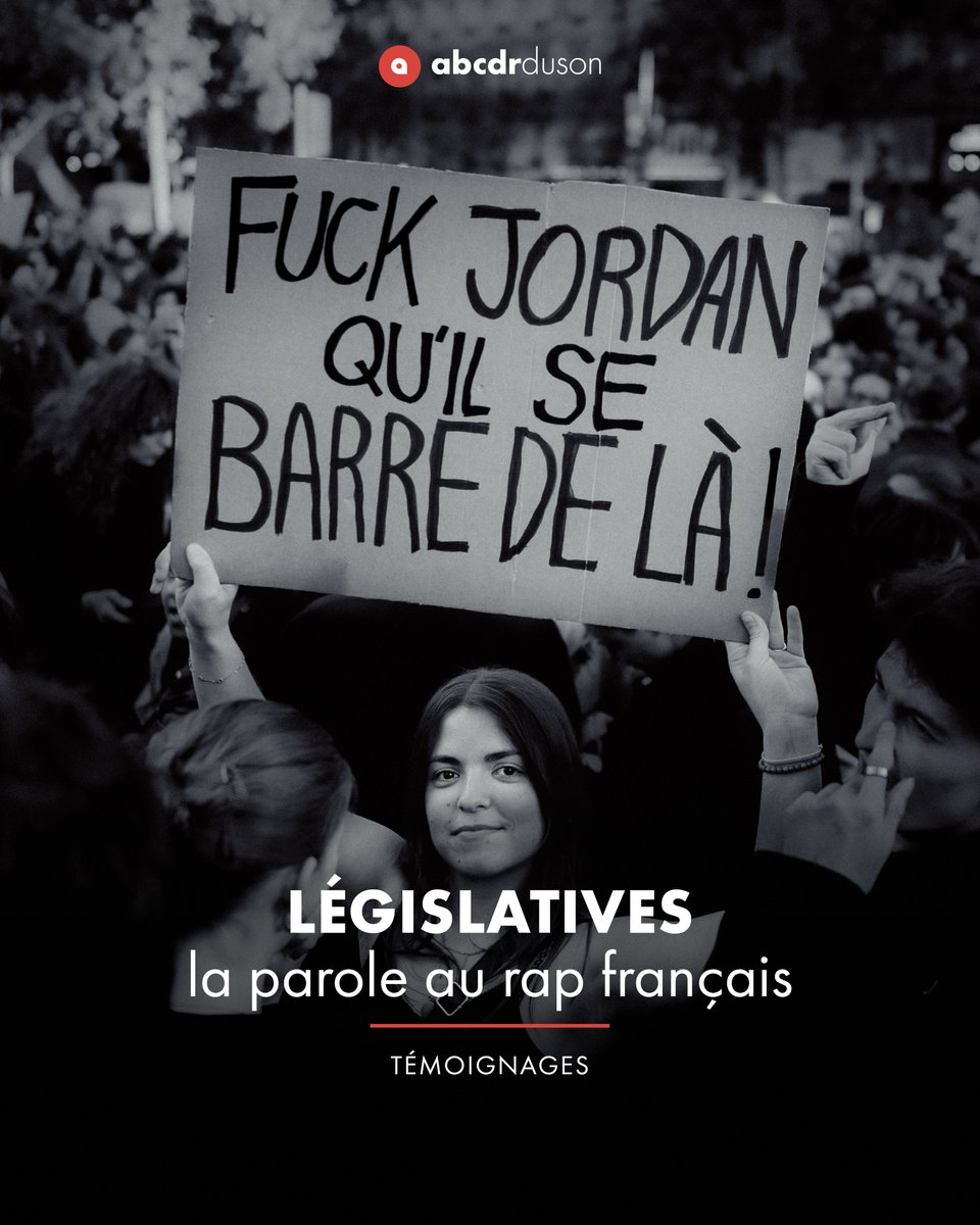 Abcdr du Son (@abcdrduson) on Twitter photo Ce week-end se tient le premier tour d'élections législatives déterminantes en France.
L'Abcdr du Son laisse la parole à 11 rappeurs et rappeuses sur la situation.
➡️ abcdrduson.com/articles/legis…
📝 La rédaction
📸 <a href="/MerlinFerret/">Merlin Ferret</a> Ce week-end se tient le premier tour d'élections législatives déterminantes en France.
L'Abcdr du Son laisse la parole à 11 rappeurs et rappeuses sur la situation.
➡️ abcdrduson.com/articles/legis…
📝 La rédaction
📸 <a href="/MerlinFerret/">Merlin Ferret</a>
