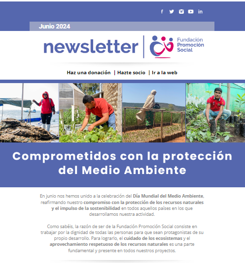 PromSocial_ongd's tweet photo. En nuestra #newsletter de junio reafirmamos nuestro compromiso con la protección del #MedioAmbiente 

Viajamos a Guatemala, Perú, Etiopía y Palestina para presentaros a algunos de los protagonistas increíbles de nuestros proyectos ➡️ https://t.co/ky60VnGfGh https://t.co/achQOKcm37