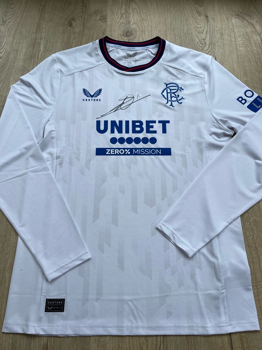 JLo133's tweet image. Delighted to have two signed @JackButland_One Rangers goalkeeper tops to auction off as part of the @JLoTestimonial. If you would like to bid, please send me a DM on X, Facebook or Instagram.

Aiming to raise money to install a community use defib at or around @pollokfc ground 🖤