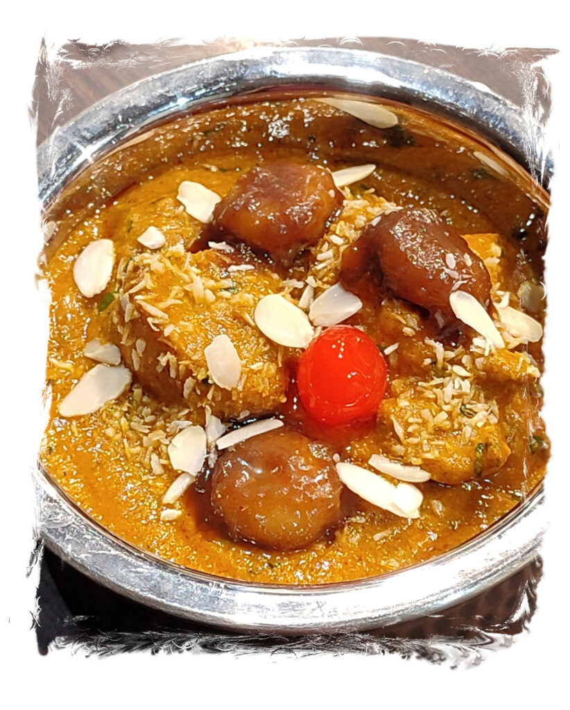 Kashmiri Chicken. You  can find the recipe at bit.ly/3L9Qpn7  

And the spices to make it can be bought at bit.ly/4cJinlH