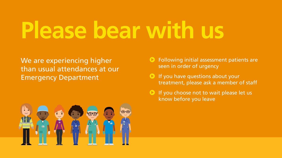 barnshospital's tweet photo. Our Accident and Emergency department is really busy - please only attend in an emergency situation so that we can concentrate on providing care and treatment to those who need it most. 

For urgent medical help and advice visit NHS 111 online - https://t.co/8qfVJkkLG4 https://t.co/1A1STCjyHB