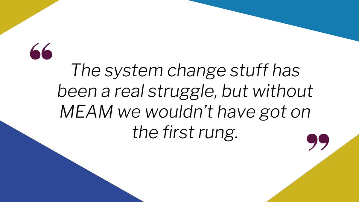 Do you know about MEAM’s #consultancy offer? We support areas seeking to tackle #MultipleDisadvantage on a broad range of systems issues, helping them to gain fresh perspectives and put lived experience at the heart of local work.

Find out more: lnkd.in/d_shB9fc