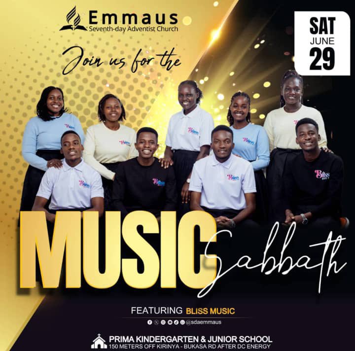 Join us tomorrow at <a href="/sdaemmaus/">Emmaus Seventh-day Adventist Church, Kirinya</a> for the Music Sabbath. 😊🎤🎼