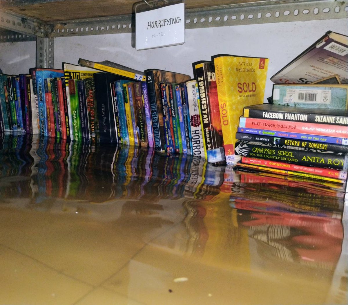 CommunityLibPro's tweet image. We’ve lost over 1500 out of our 10,000 books in one night. 
Our librarians are furiously salvaging our precious books, furniture and all that our members hold dear, so much of what makes us a community.
And we need help.

Donate here: bit.ly/3zkINeZ