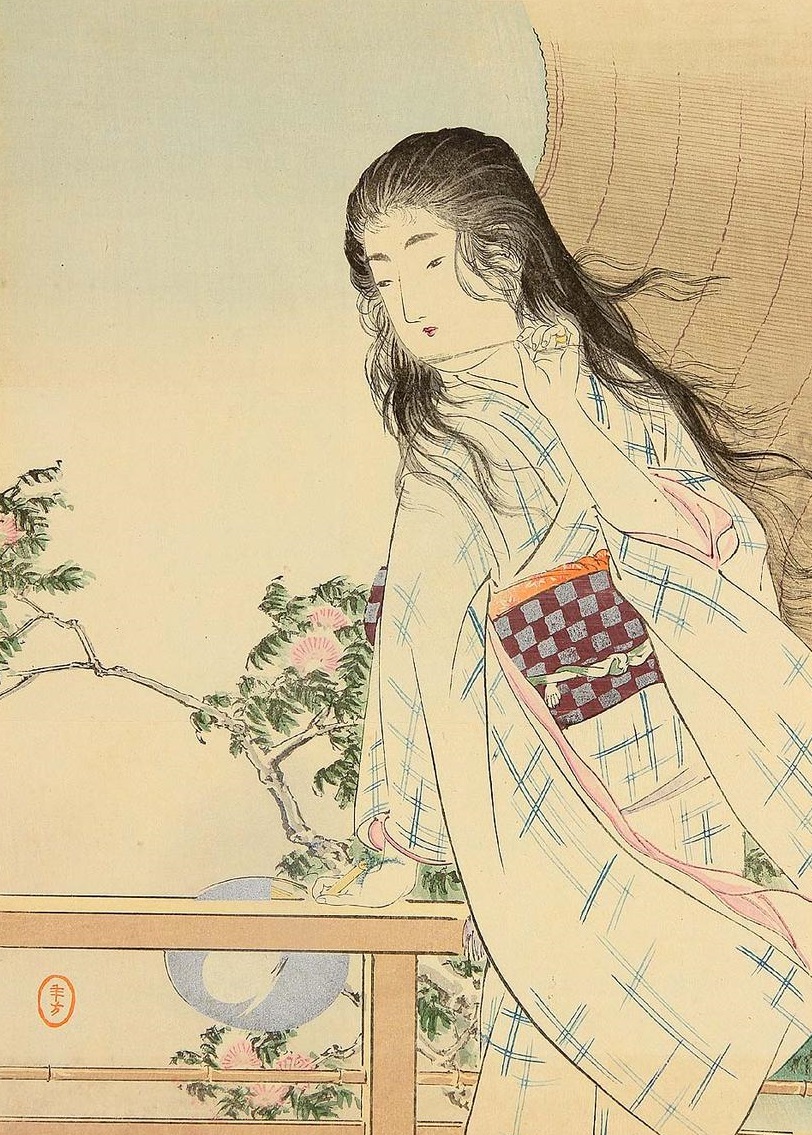 Buon venerdì sera a tutti, con Mizuno Toshikata (e una sua ukiyo-e del 1906)!