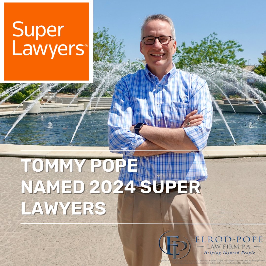 ElrodPope's tweet image. Congratulations to @tommypopesc for being named to the 2024 @superlawyers for the 12TH CONSECUTIVE YEAR! (Yes, really 12 years) 🥳.

Our attorneys go to bat daily, hoping to make the hard times a little easier. ⚖
Congratulations, we're so proud of you‼

#elrodpope #superlawyers
