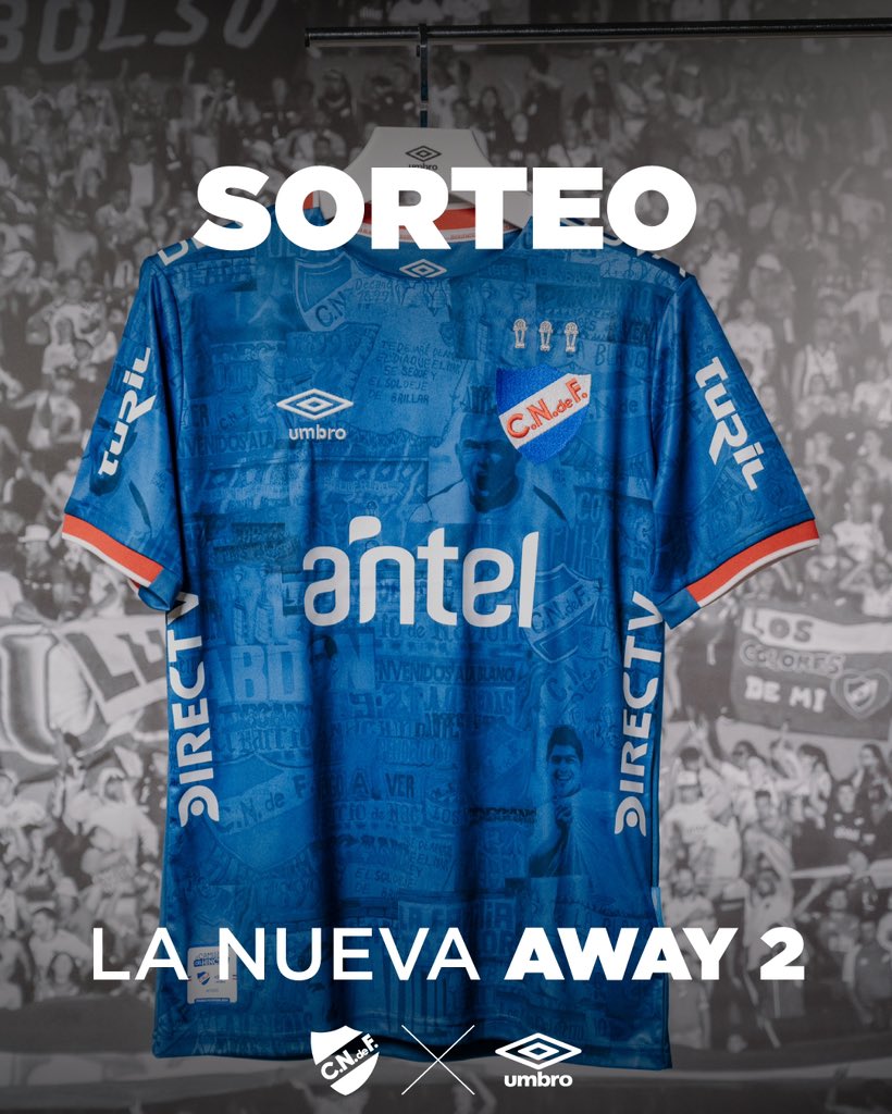 👕 ¡𝗚𝗮𝗻𝗮𝘁𝗲 𝗹𝗮 𝗻𝘂𝗲𝘃𝗮 𝗖𝗮𝗺𝗶𝘀𝗲𝘁𝗮 𝗱𝗲𝗹 𝗛𝗶𝗻𝗰𝗵𝗮! 
 
👉🏼 Para participar:
✅Seguí a <a href="/UmbroUruguay/">Umbro Uruguay</a> y <a href="/Nacional/">Nacional</a>
✅ Reposteá publicación
✅ Mencioná a 2 Bolsos

El sorteo se realizará el martes 02/07.

🍀 ¡Mucha suerte! 

#ElClubGigante 🔵⚪️🔴