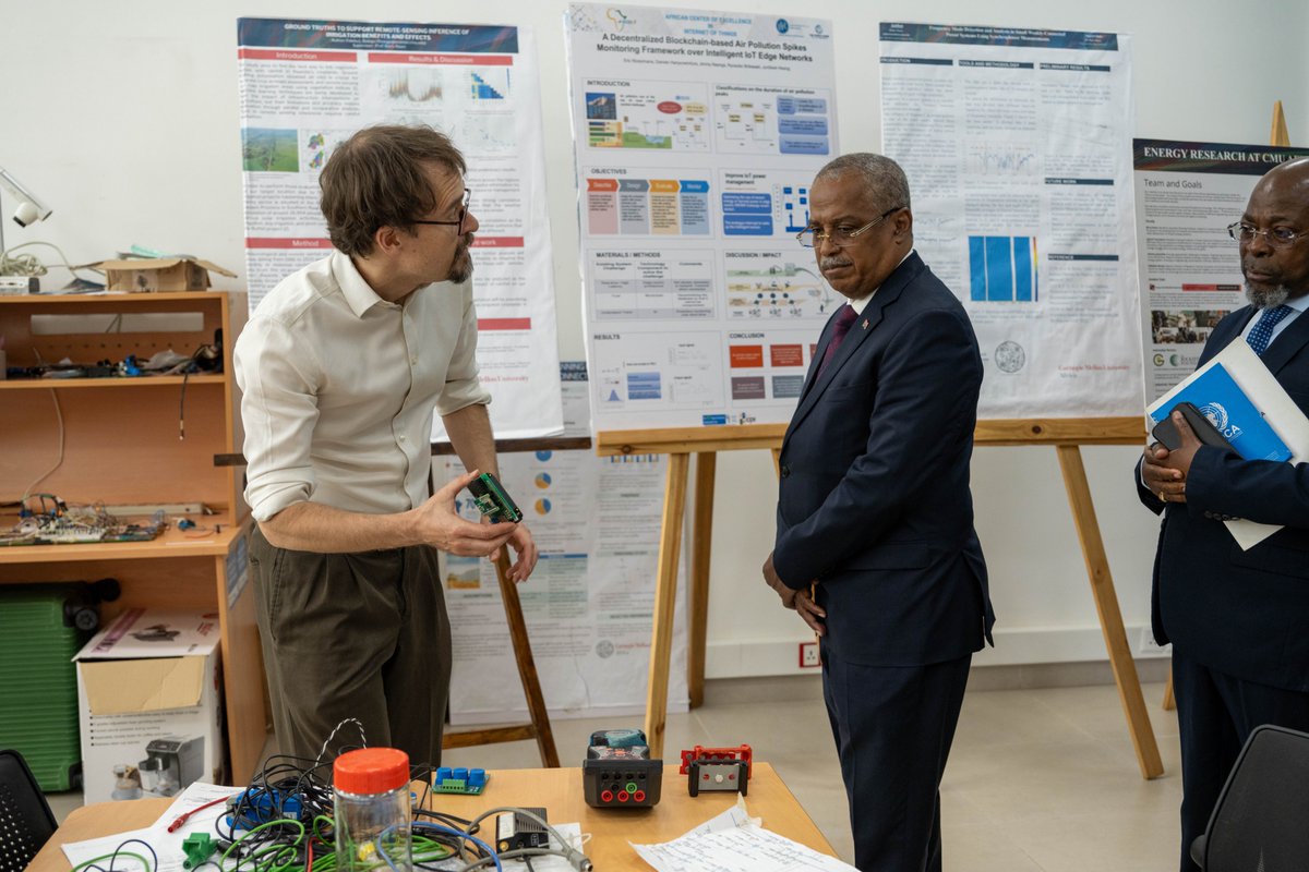 cmu_africa's tweet photo. We were honored to host His Excellency Ambassador Eduardo Filomeno Leiro Octávio of Angola and his delegation. We explored strategic collaborations in student enrollment and research partnerships.
Learn more about Afretec: https://t.co/R8PRjKiiU0
#AdvancedCollaboration https://t.co/o7YYiqfODf