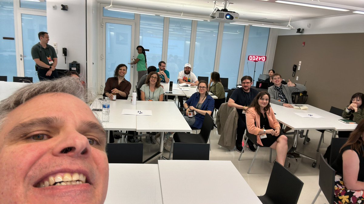 KarcsiG's tweet photo. About to start my workshop on evaluation of social impact of games! #g4c @TCCGROUP https://t.co/kI9bO8ZK3m