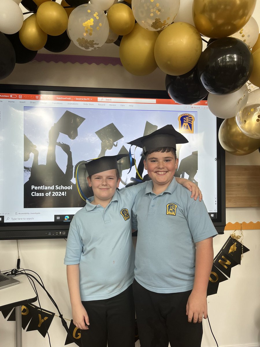 Our P7 graduates. All the best at high school boys. We will miss you.