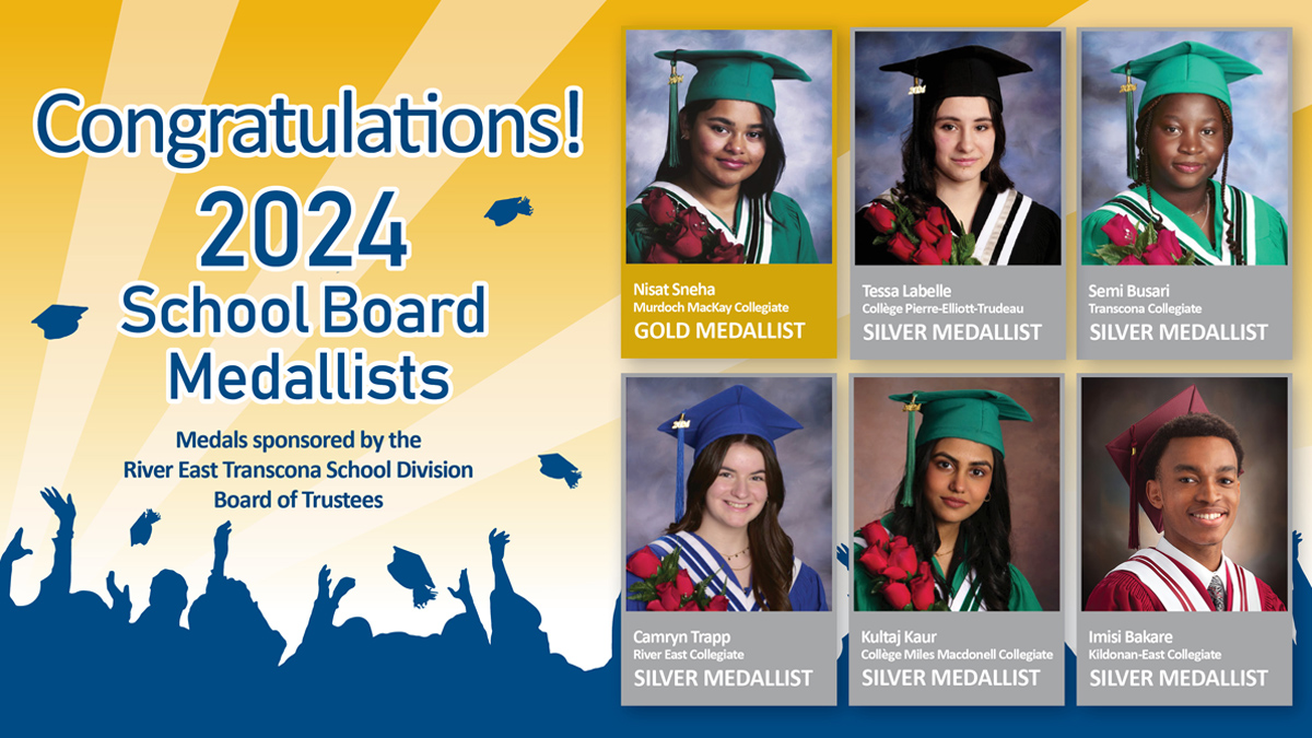 The Board of Trustees would like to congratulate the 2024 School Board Medallists! Every year, our School Board Medals are presented to one graduate from each high school who demonstrates academic excellence, leadership, and contributions to their school and community. 👏
