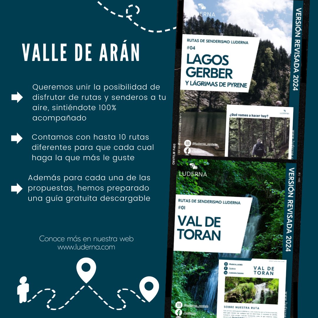 ¡Descubre las mejores rutas de senderismo en el Valle de Arán con LUDERNA! 🌲🚶‍♂️🚶‍♀️

Visítanos en luderna.com/b/rutas-de-sen… y disfruta de una experiencia completa. 🌟🏞️ 

#ValleDeAran #LUDERNA #Senderismo #Montaña #Aventura #RutasGuiadas #AmantesDelAireLibre #ExploraSinLímites