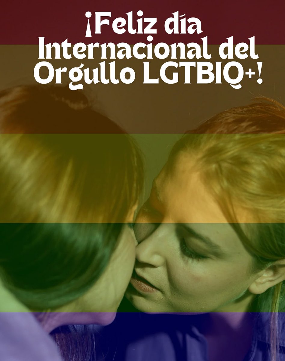 ¡Hoy, y cada día! 
Gracias Isabel y Carmen por luchar por los derechos que tenemos hoy en día 🏳️‍🌈